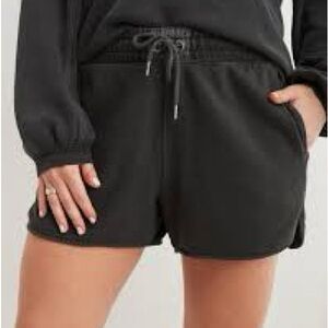 Women's Athletic Knit Drawstring Shorts - Charcoal